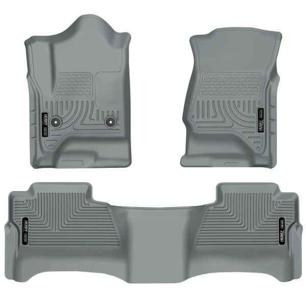 Husky Weatherbeater Front & 2nd Seat Floor Liners (Footwell Coverage) 98232