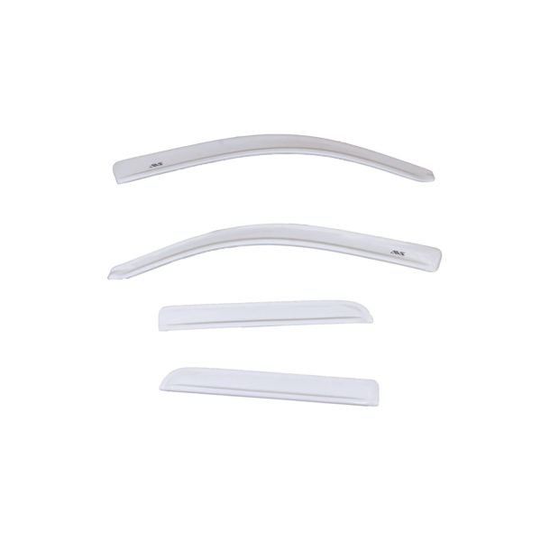 Auto Ventshade 894040-G1W Color Match Low Profile Ventvisor Side Window Deflector, 4-Piece Set for 2016-2018 GMC Sierra 1500 Double Cab, White Frost Tricoat