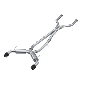 MBRP Exhaust 3" Cat Back, Dual Rear, T304 with Carbon Fiber Tips