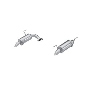 MBRP Exhaust 2.5in. Axle-Back; Dual Rear; T304; Turn-Down