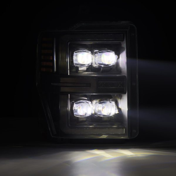 AlphaRex-LED Projector Headlights in Black