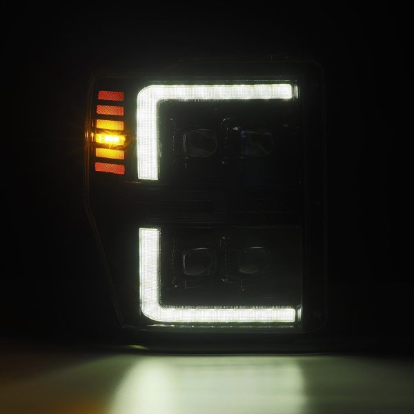 AlphaRex-LED Projector Headlights in Black
