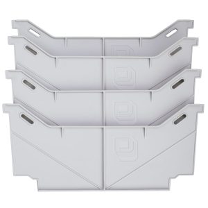 AD8WIDEx4 - Locking tab wide drawer dividers - (1) one set of four