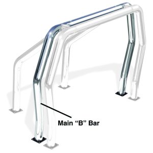Go Rhino 91502PS - Bed Bar Component - "B" Main Bar - Polished Stainless Steel