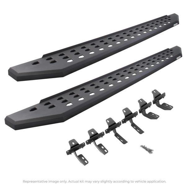 Go Rhino - 69404880PC - RB20 Running Boards With Mounting Brackets - Textured Black
