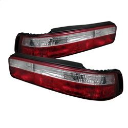 (Spyder) - Euro Style Tail Lights - Red Clear