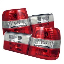 (Spyder) - Euro Style Tail Lights - Red Clear