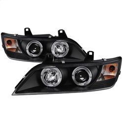 (Spyder) - Projector Headlights - LED Halo - Black - High H1 (Included) - Low H1 (Included)