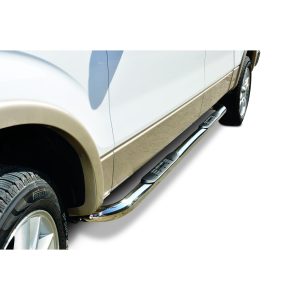 Big Country Truck Accessories - 371663 - 3in Round Classic Side Bars
