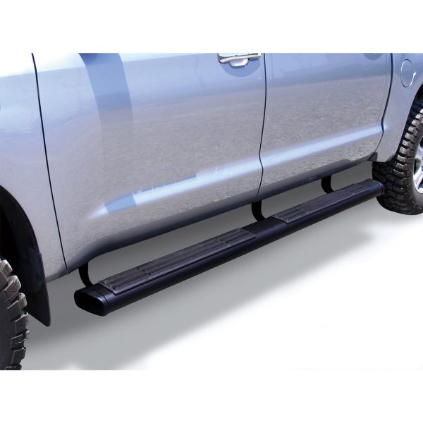 Big Country Truck Accessories - 396879 - 6in WIDESIDER Platinum Side Bars - 87in Long - Black powder coat - Bars Only
