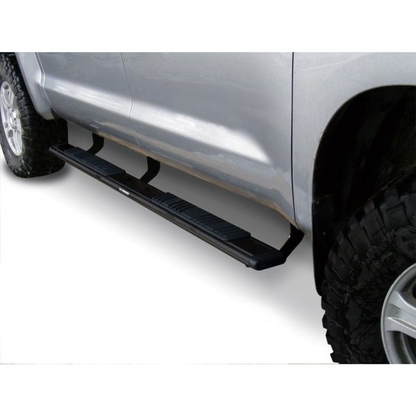 Big Country Truck Accessories - 395809 - 5in WIDESIDER Platinum Side Bars - 80in Long - Black powder coat - Bars Only